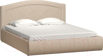 Двуспальная кровать Нижегородмебель и К Виго 160 (савана кемел)