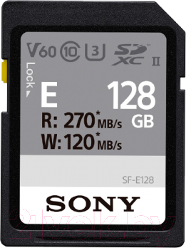 Карта памяти Sony Entry SDXC UHS-II (Class 10) 128GB (SF-E128)
