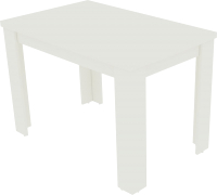 Обеденный стол ВерсоМебель СР-1 75x110-150 (белый) - 