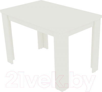Обеденный стол ВерсоМебель СР-1 75x110-150 (белый)