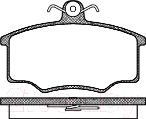 

Тормозные колодки Remsa, 004620