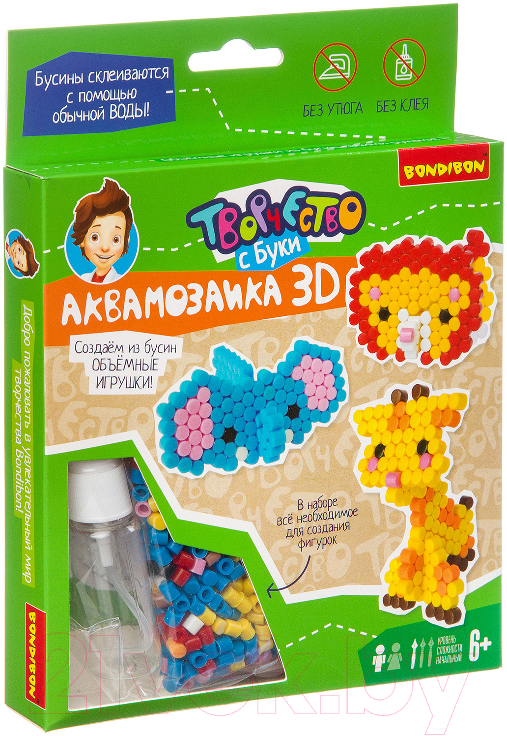Развивающая игра Bondibon Аквамозаика 3D / ВВ3355