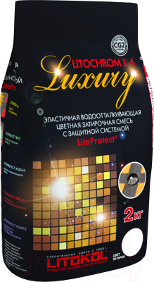 Фуга Litokol Litochrom 1-6 Luxury C.190 (2кг, васильковый)