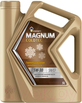 Моторное масло Роснефть Magnum Coldtec 5W30 (5л)