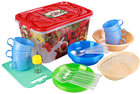 Набор пластиковой посуды Альтернатива Гурман / М3059 - 