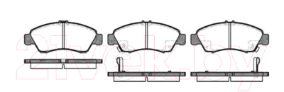 Тормозные колодки Remsa 041902