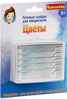 

Научная игра Bondibon, Французские опыты. Слайды для микроскопа цветы / ВВ2710