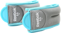 Комплект утяжелителей Reebok RAWT-11073BL (0.5кг, серый/голубой) - 