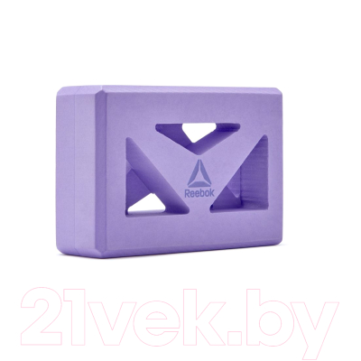 Блок для йоги Reebok RAYG-10035PL (фиолетовый)