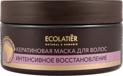 Маска для волос Ecolatier Кератиновая интенсивное восстановление бразильский купуасу (200мл)