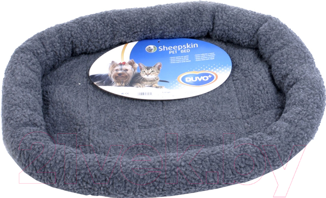 Лежанка для животных Duvo Plus Sheepskin / 711/112/DV (серый)