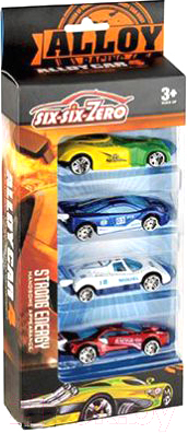 Набор игрушечных автомобилей Six-Six Zero 8616
