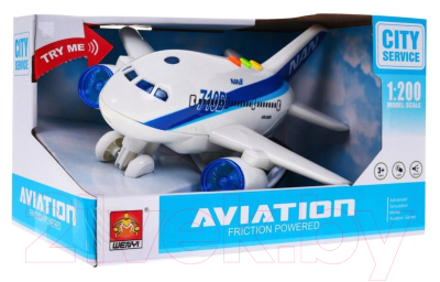 Самолет игрушечный WenYi WY710B (инерционный)