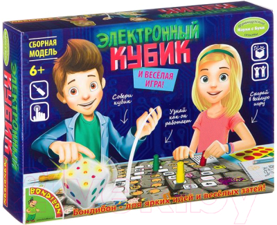 

Набор для опытов Bondibon, Французские опыты. Электронный кубик / ВВ2112