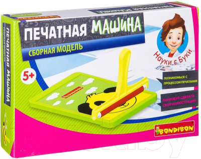 Научная игра Bondibon Французские опыты. Печатная машина / ВВ2591