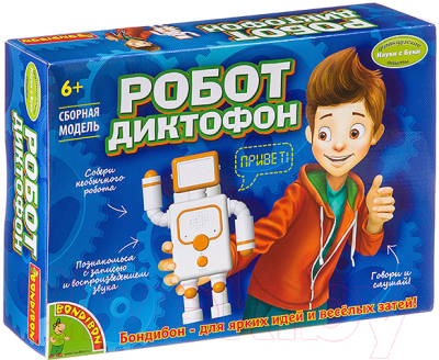 

Научная игра Bondibon, Французские опыты. Робот-диктофон / ВВ2746