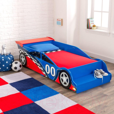 Стилизованная кровать детская KidKraft Гоночная машина / 76038 KE