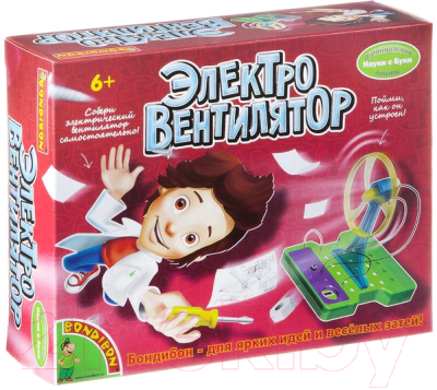 

Научная игра Bondibon, Французские опыты. Электро вентилятор / ВВ2027