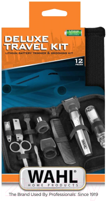 Триммер Wahl Travel Kit Delux / 5604-616 (черный)