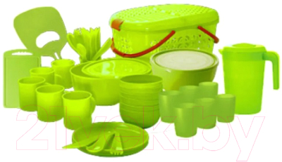 Набор пластиковой посуды Plastic Republic Большая компания ПЦ4062