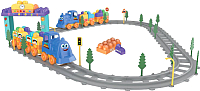 Железная дорога игрушечная Terides Волшебные детали. Поезд / Т6-074 - 