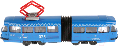 Трамвай игрушечный Технопарк SB-18-01-BL-WB(NO IC)