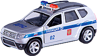 Масштабная модель автомобиля Технопарк Renault Duster Полиция / DUSTER-P - 