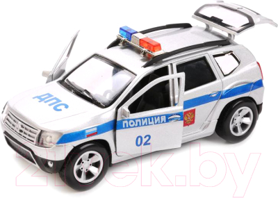 Масштабная модель автомобиля Технопарк Renault Duster Полиция / DUSTER-P