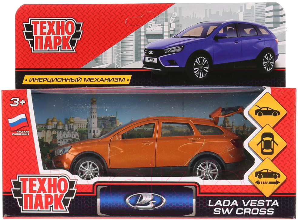 Масштабная модель автомобиля Технопарк Lada Vesta Sw Cross / VESTA-CROSS-GD — фото 6
