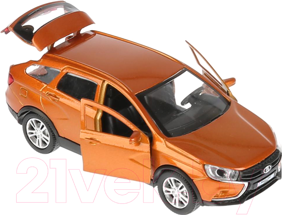Масштабная модель автомобиля Технопарк Lada Vesta Sw Cross / VESTA-CROSS-GD — фото 4