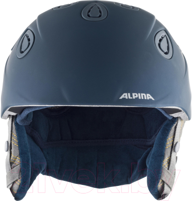 Шлем горнолыжный Alpina Sports Grap 2.0 LE / A9094-84 (р-р 54-57, чернильный/серый)