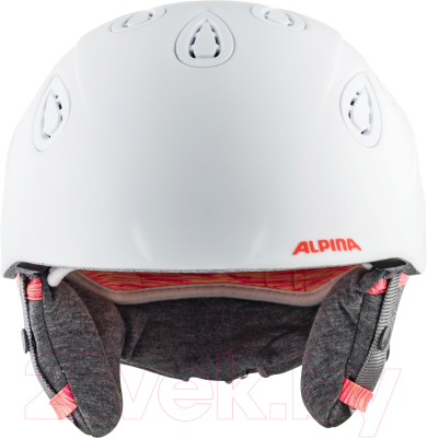 Шлем горнолыжный Alpina Sports Grap 2.0 LE / A9094-12 (р-р 54-57, белый/фламинго)