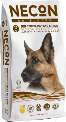 Сухой корм для собак Necon Adult Dog With Deer Potatoes And Rice (12кг)