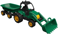 Трактор игрушечный Terides С прицепом и ковшом / Т8-055 - 