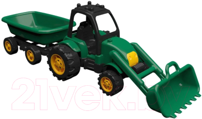 Трактор игрушечный Terides С прицепом и ковшом / Т8-055