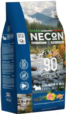 Сухой корм для собак Necon Natural Wellness Dog Mini Salmon & Rice (2кг)