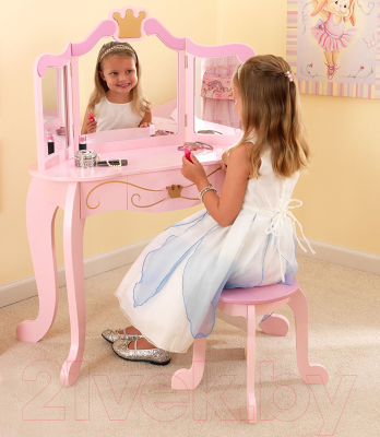 Туалетный столик игрушечный KidKraft Принцесса. С зеркалом / 76123-KE