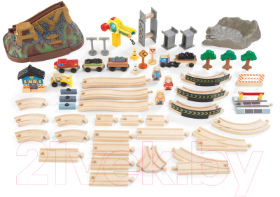 Железная дорога игрушечная KidKraft Горная стройка / 17805-KE