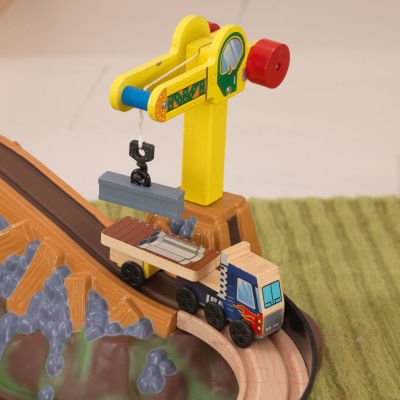 Железная дорога игрушечная KidKraft Горная стройка / 17805-KE