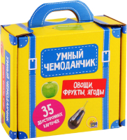 

Развивающие карточки, Умный чемоданчик. Овощи, фрукты, ягоды