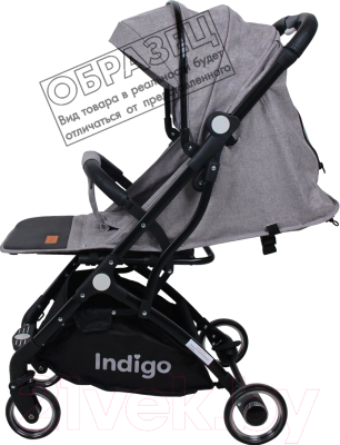 Детская прогулочная коляска INDIGO Rona (серый)