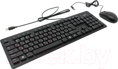 Клавиатура+мышь Genius SlimStar C130 (черный)