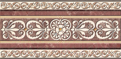 Декоративная плитка Absolut Keramika Marble Cenefa (220x450)