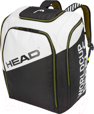 Рюкзак спортивный Head Rebels Racing Backpack L / 383039 (антрацит/белый/неоновый желтый)