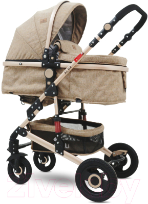 

Детская универсальная коляска Lorelli, Alba Dark Beige 2 в 1