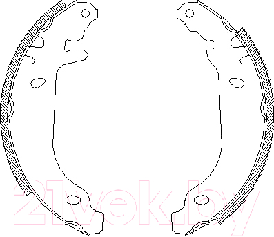 

Тормозные колодки Remsa, 416900
