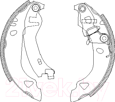 Тормозные колодки Remsa 430200