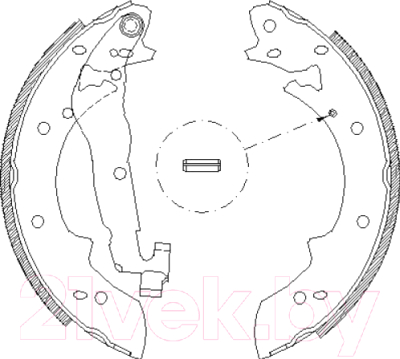 

Тормозные колодки Remsa, 402702