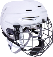 Шлем хоккейный Warrior Alpha One Yth Combo / AOYC9-WH (белый) - 