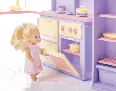 Комплект аксессуаров для кукольного домика Огонек Кухня Маленькая принцесса / С-1438